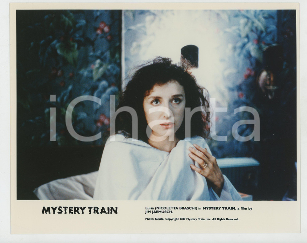 Materiale cinematografico d’epoca 1989 MYSTERY TRAIN Nicoletta BRASCHI Foto 25x20 cm 1