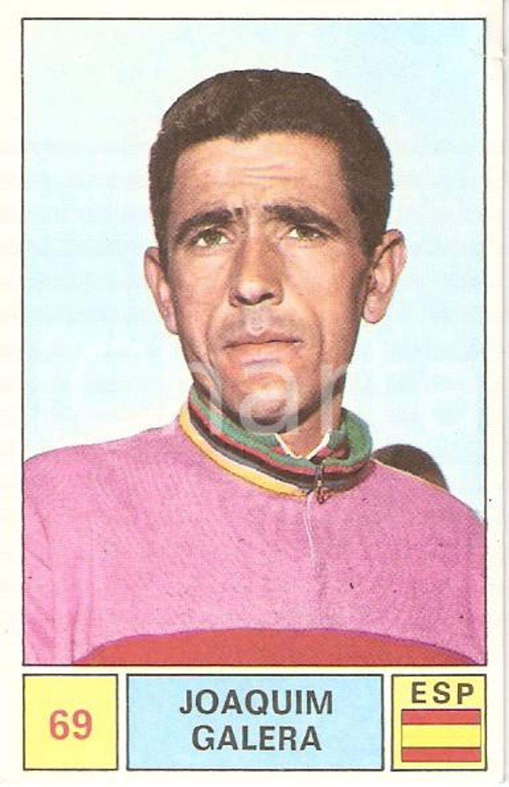 Oggetto da collezione cartaceo PANINI  SPRINT 1971 Figurina Joaquim GALERA n. 69 Ciclismo 1 1