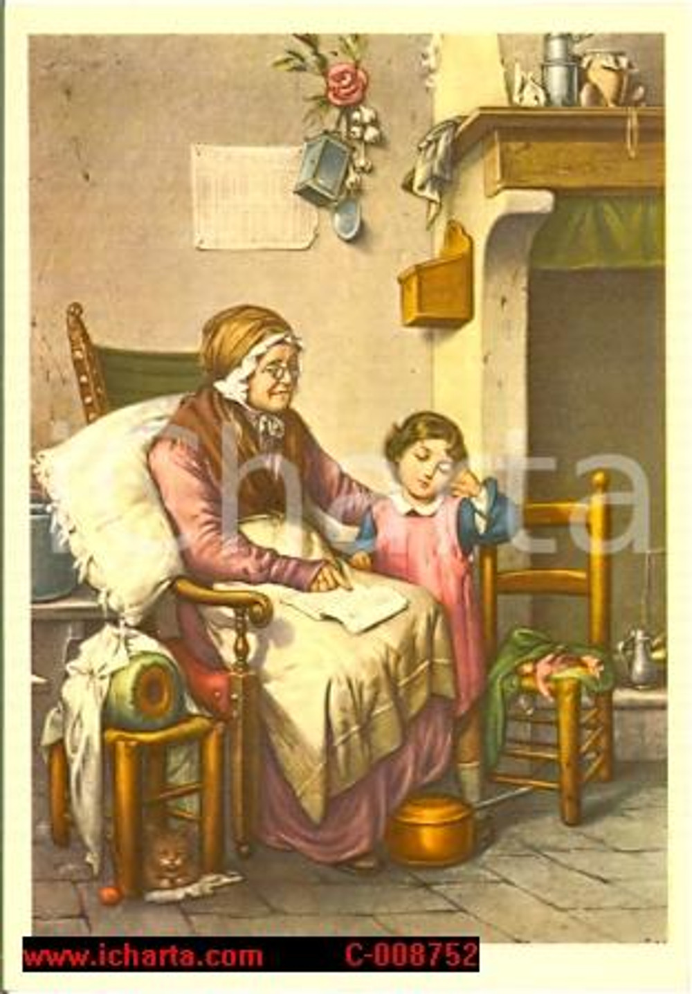 Cartolina originale da collezione 1950 ca ROMA Opera Nazionale Mensa SANT'ANTONIO *Cartolina ILLUSTRATA FG NV 1