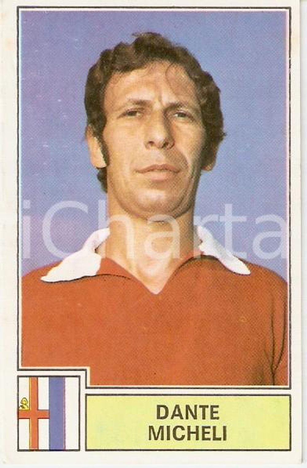 Oggetto da collezione cartaceo PANINI  CALCIATORI 1971  1972 Figurina Dante MICHELI Serie A MANTOVA 2 1