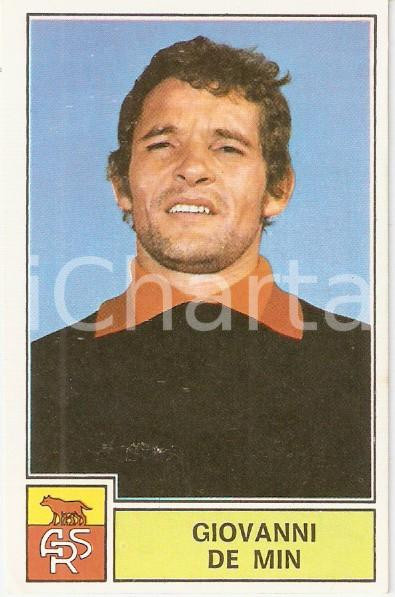 Oggetto da collezione cartaceo PANINI CALCIATORI 1971  1972 Figurina Giovanni DE MIN Serie A ROMA 2 1