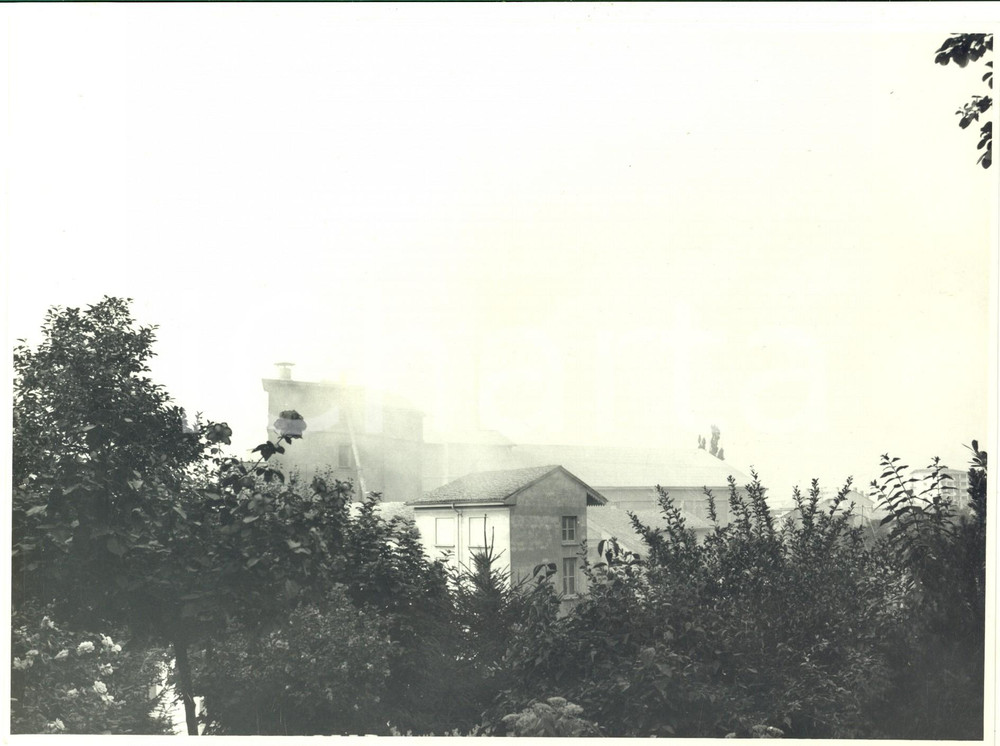 Fotografia d epoca originale 1963 STRADELLA Veduta con cementificio in attività Foto PERDUCA 24x18 2 1
