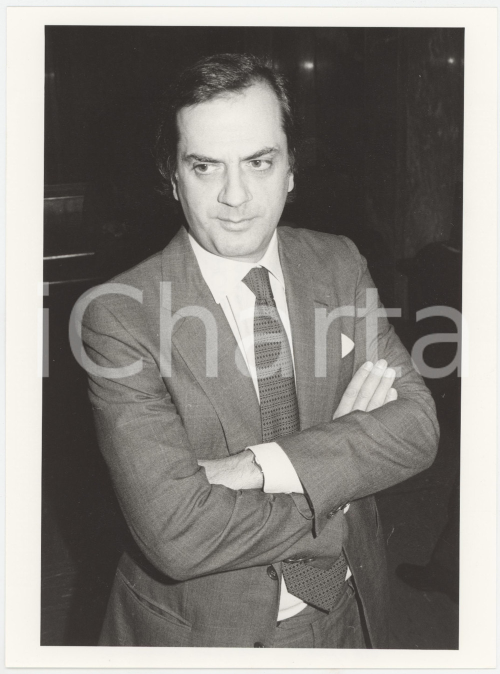Fotografia d epoca originale 1985 ca MILANO PROCESSO AMBROSOLI Piersandro MAGNONI Foto 17x24 cm 1 1