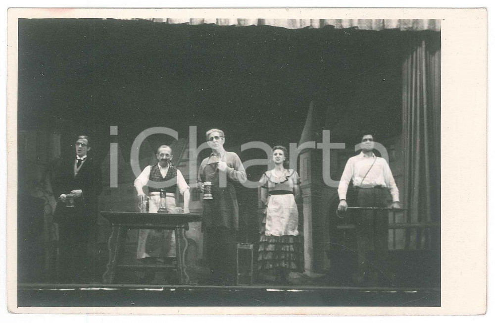 Fotografia d epoca originale 1940 ca TEATRO  DRESDA  Spettacolo in scena Foto 14x9 cm 1 1