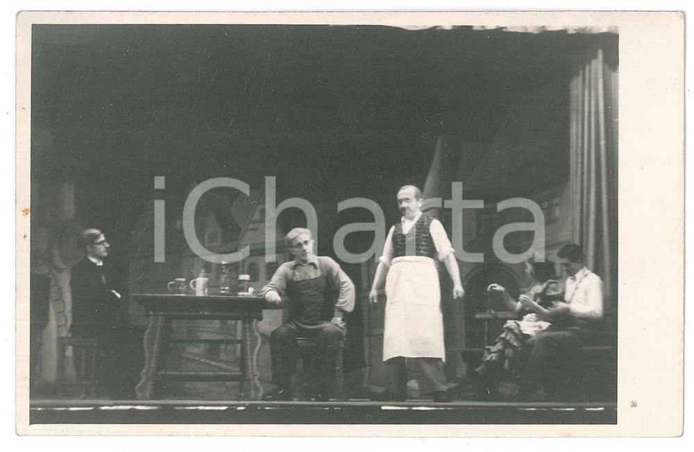 Fotografia d epoca originale 1940 ca TEATRO DRESDA  Spettacolo in scena  Foto 14x9 cm 4 1