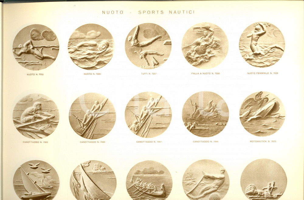 Materiale pubblicitario d’epoca 1940 ca MILANO Emilio SENESI Catalogo ILLUSTRATO Medaglie e coppe sportive 3 1