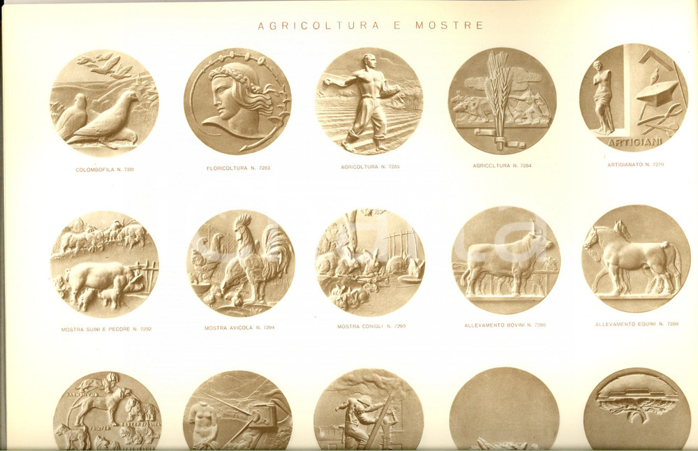 Materiale pubblicitario d’epoca 1940 ca MILANO Emilio SENESI Catalogo ILLUSTRATO Medaglie e coppe sportive 4 1