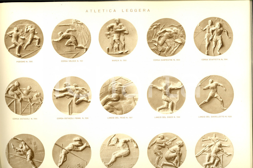 Materiale pubblicitario d’epoca 1940 ca MILANO Emilio SENESI Catalogo ILLUSTRATO Medaglie e coppe sportive 5 1