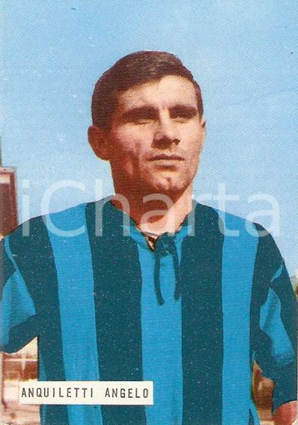 Oggetto da collezione cartaceo EDIZIONI FOTO CALCIO - CALCIATORI 1965 - 1966 Figurina Angelo ANQUILETTI n. 3 *1 1
