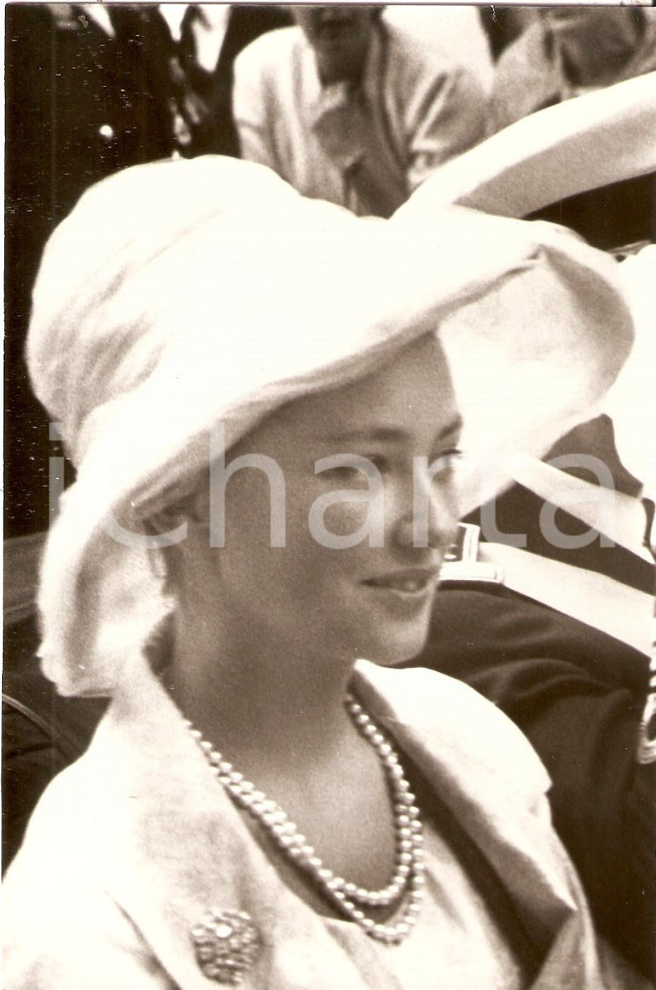 Fotografia d epoca originale 1960 ca BELGIO Principessa Paola RUFFO con cappello bianco Foto 11 1