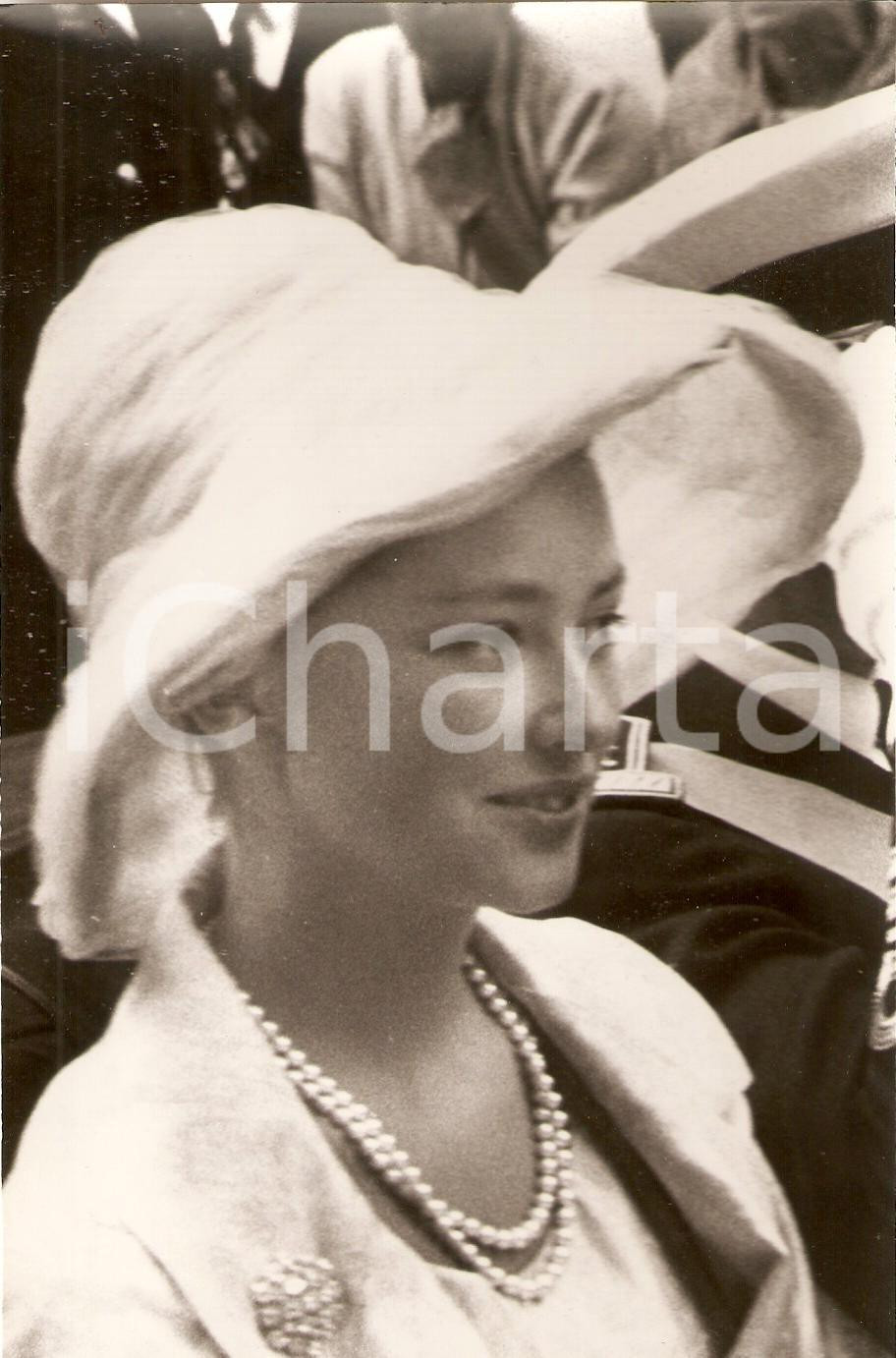 Fotografia d epoca originale 1960 ca BELGIO Principessa Paola RUFFO con cappello bianco Foto 7 1