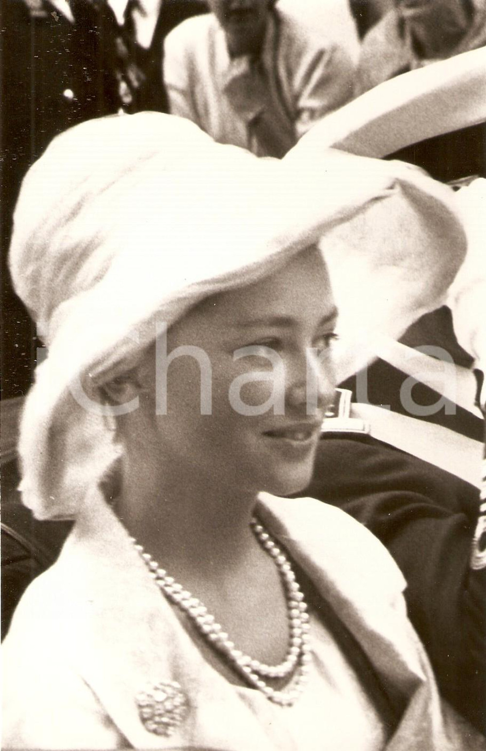 Fotografia d epoca originale 1960 ca BELGIO Principessa Paola RUFFO con cappello bianco Foto 8 1