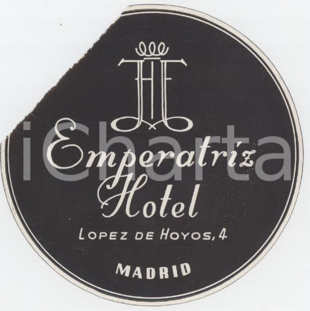 1960 ca DELPHES - GRECE Hotel Parnasse - Etichetta 10x6 cm (3) Etichetta d'epoca.  FAIR/discreto Margini rifilati a mano e lievi residui di inchiostro Formato: 10x6 cm originale e autentica 1