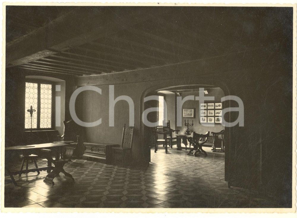 Fotografia d epoca originale 1960 ca COLLOREDO DI MONTE ALBANO UD Salette del castello  Foto 18x13 cm 1