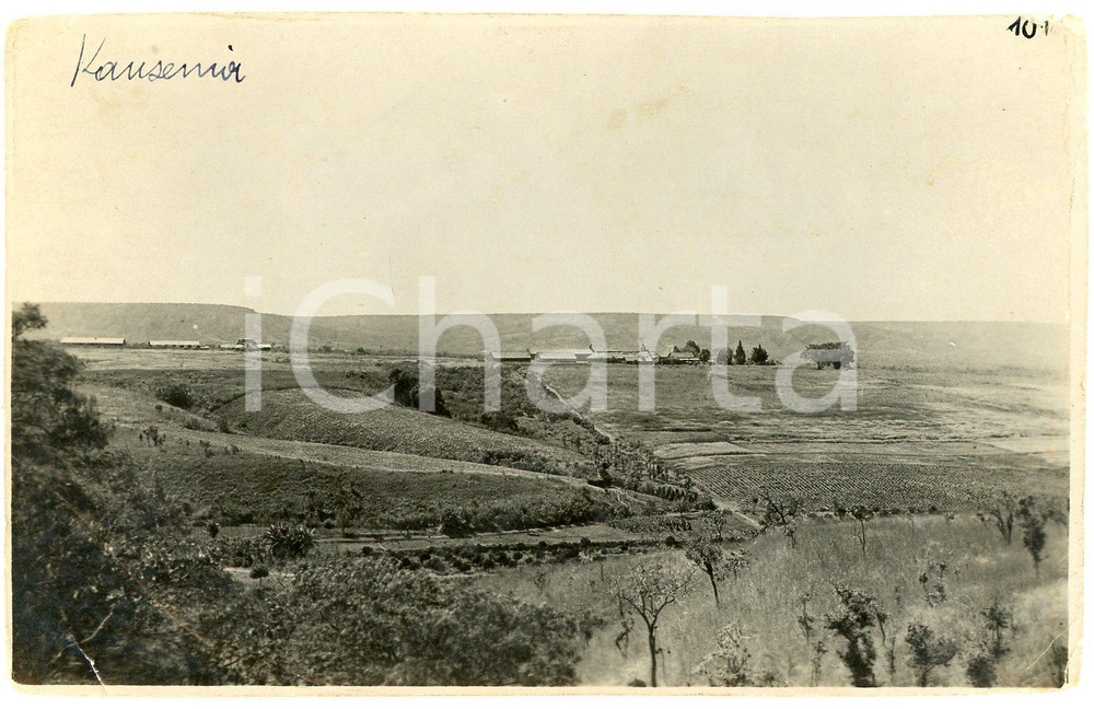 Fotografia d epoca originale 1930 ca CONGO BELGE  KANSENIA  Panorama  Photo Léopold GABRIEL 101 1