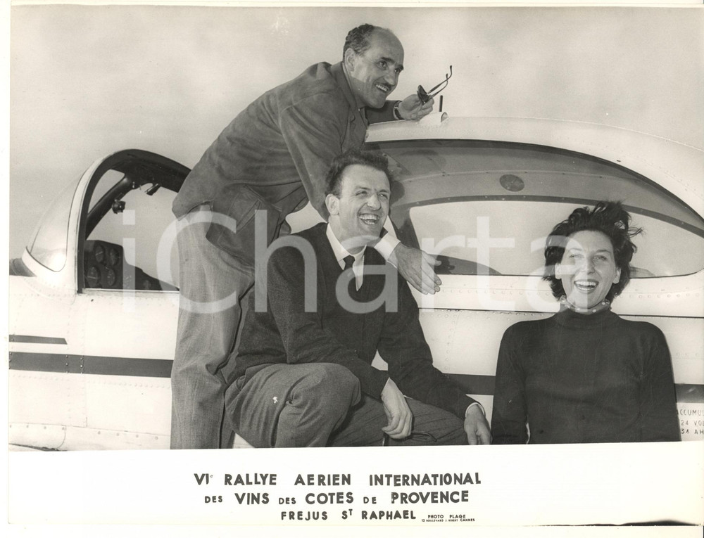 1960 ca FRANCE VIe Rallyie Aerien Vins de PROVENCE - FREJUS-ST.RAPHAEL Photo (4) Fotografia originale d'epoca. GOOD/buono  Formato: 24x18 cm originale e autentica 1
