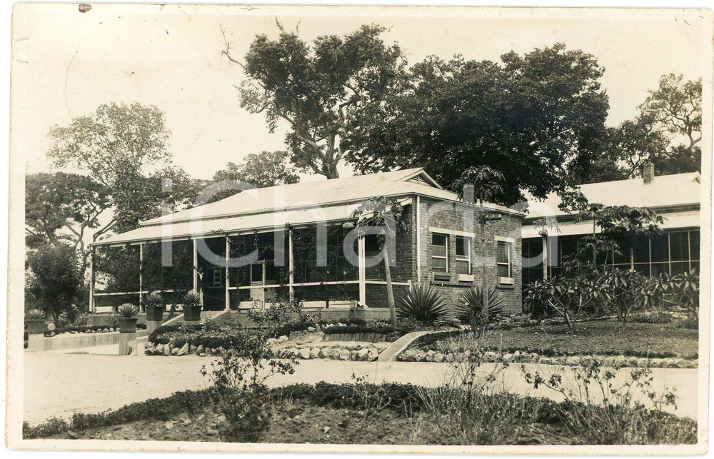 Fotografia d epoca originale 1933 ELISABETHVILLE CONGO BELGE Edifice colonial Photo Léopold GABRIEL 1