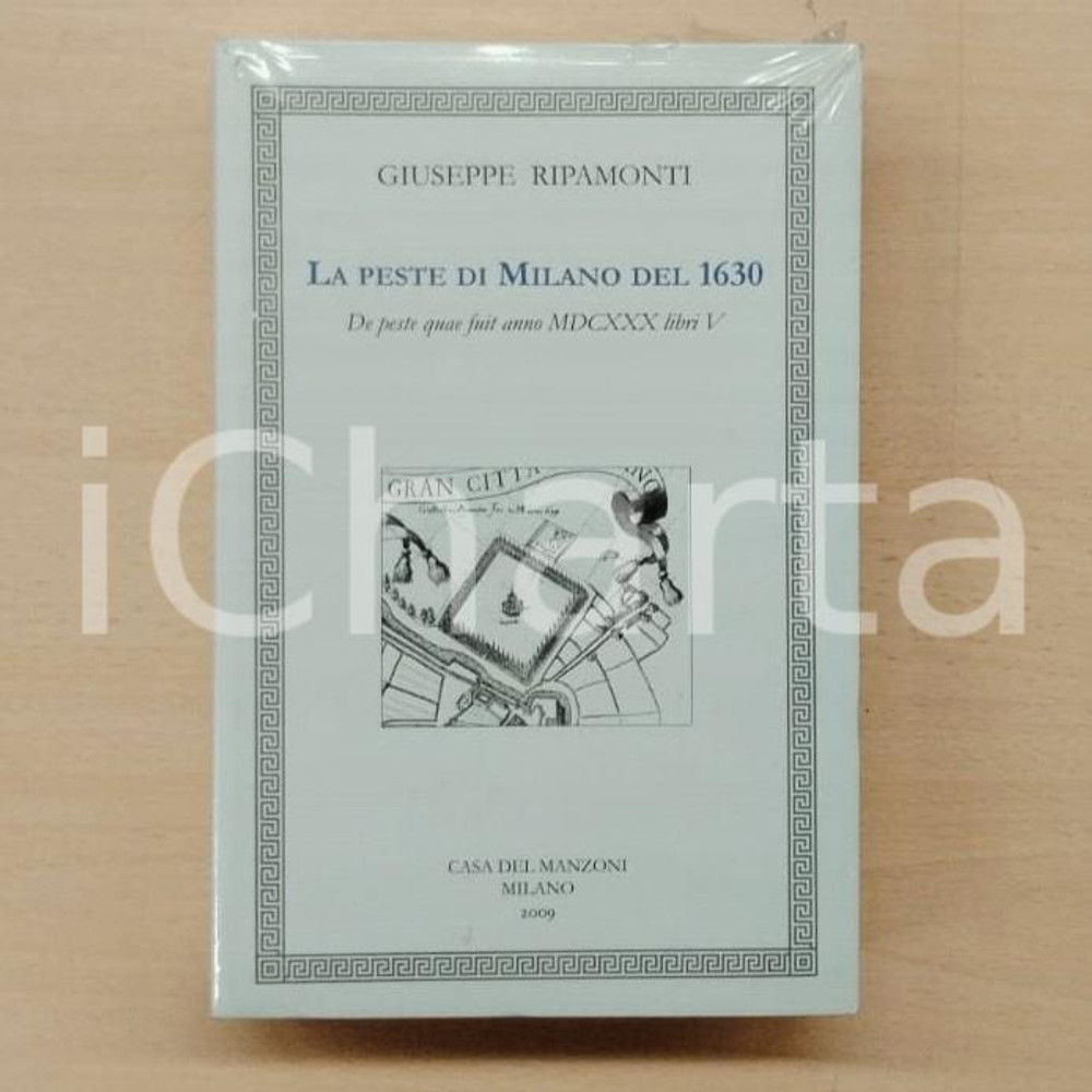2009 Giuseppe RIPAMONTI La peste di Milano del 1630 - Ed. Casa del Manzoni Brossura editoriale d'epoca con copertina in cartoncino morbido e sovraccoperta.Con testo latino a fronte. Il volume risulta ancora sigillato.COLLANA: MediolanensiaEDITORE: Casa del Manzoni - MilanoPAGINE 611  GOOD/buono  FORMATO: 15x23 cm originale e autentica 1