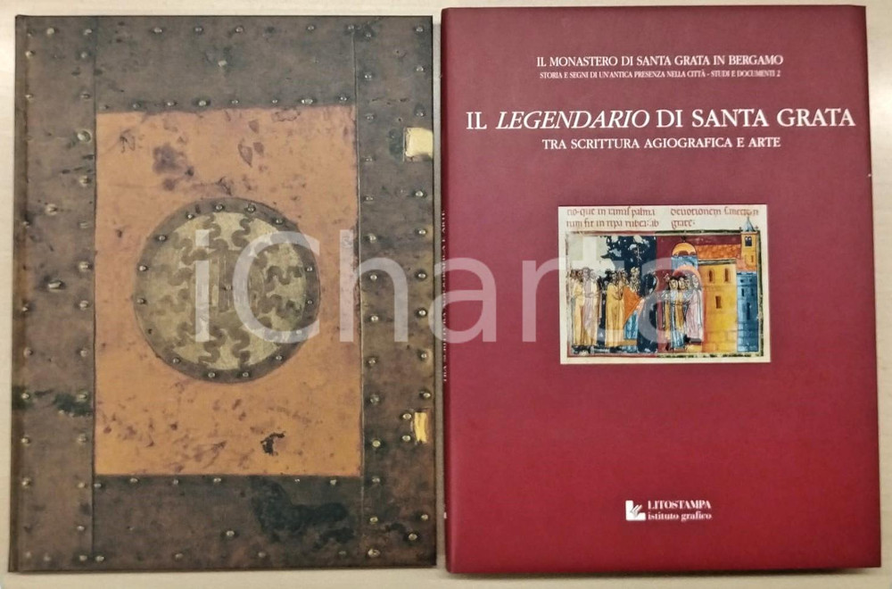 Libro, pubblicazione d epoca 2002 BERGAMO  LEGENDARIO DI SANTA GRATA Ist. Grafico Litostampa  2 Voll. 1
