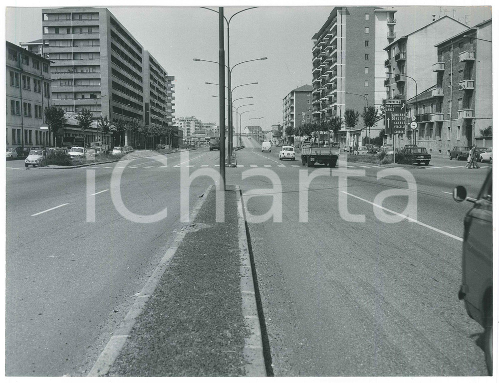 Fotografia d epoca originale 1973 TORINO MADONNA DI CAMPAGNA Corso Potenza angolo via Foligno 3 Foto 1