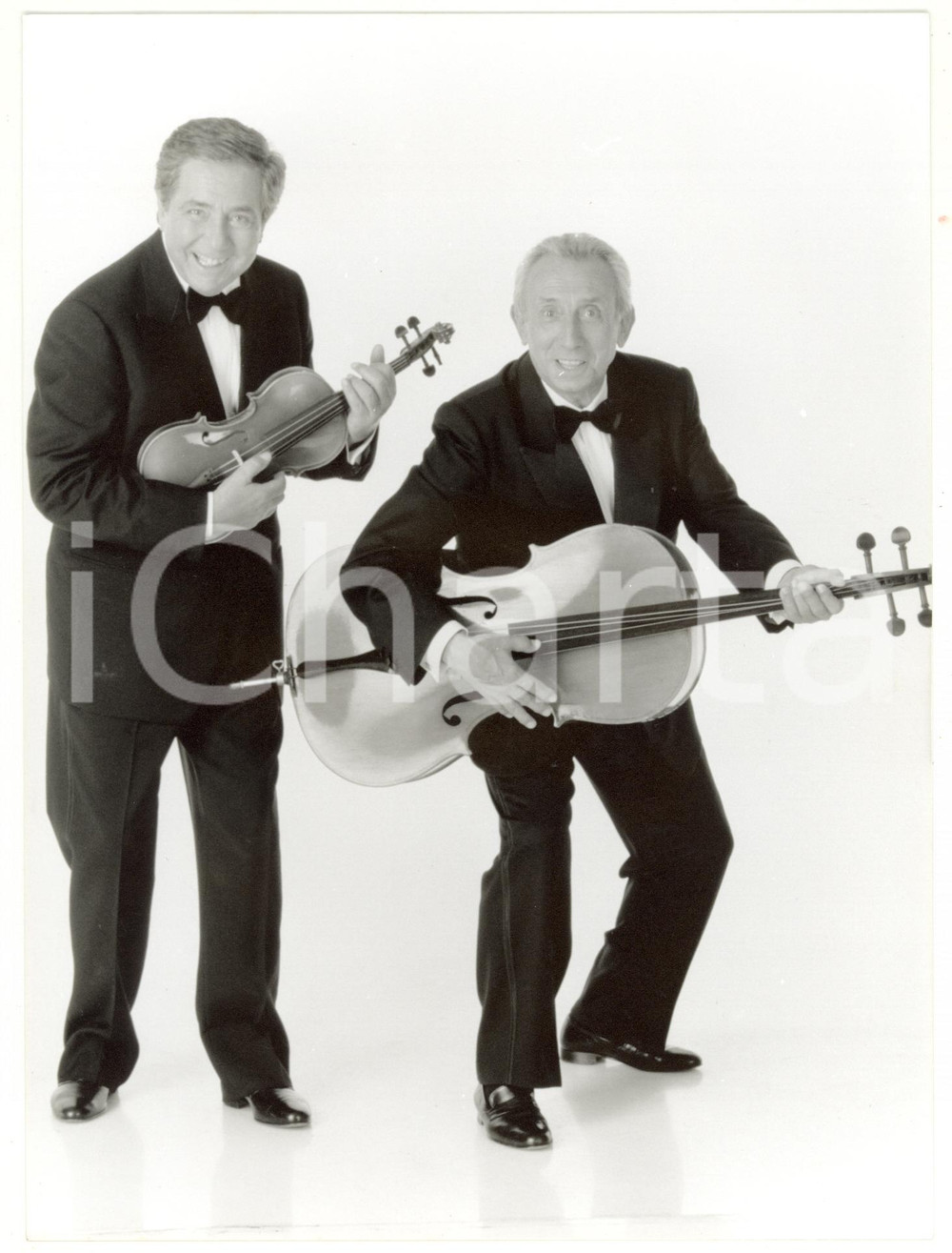 Fotografia d epoca originale 1995 MEDIASET Canale 5  LA CORRIDA Corrado MANTONI maestro Roberto PREGADIO 2 1