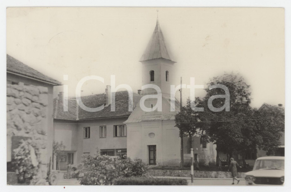 Cartolina originale da collezione 1967 KRIZ  CROAZIA La chiesa del paese  Cartolina FP VG 1