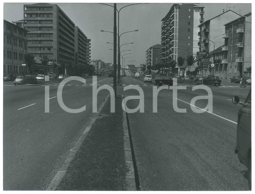 Fotografia d epoca originale 1973 TORINO MADONNA DI CAMPAGNA Corso Potenza angolo via Foligno 3 Foto 1
