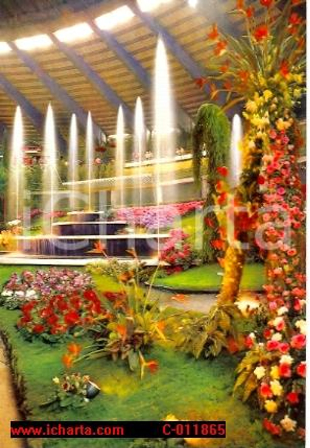 Cartolina originale da collezione 1975 ca GENOVA Fiera EUROFLORA Vota Carlo PASTORINO *Cartolina FG NV 1