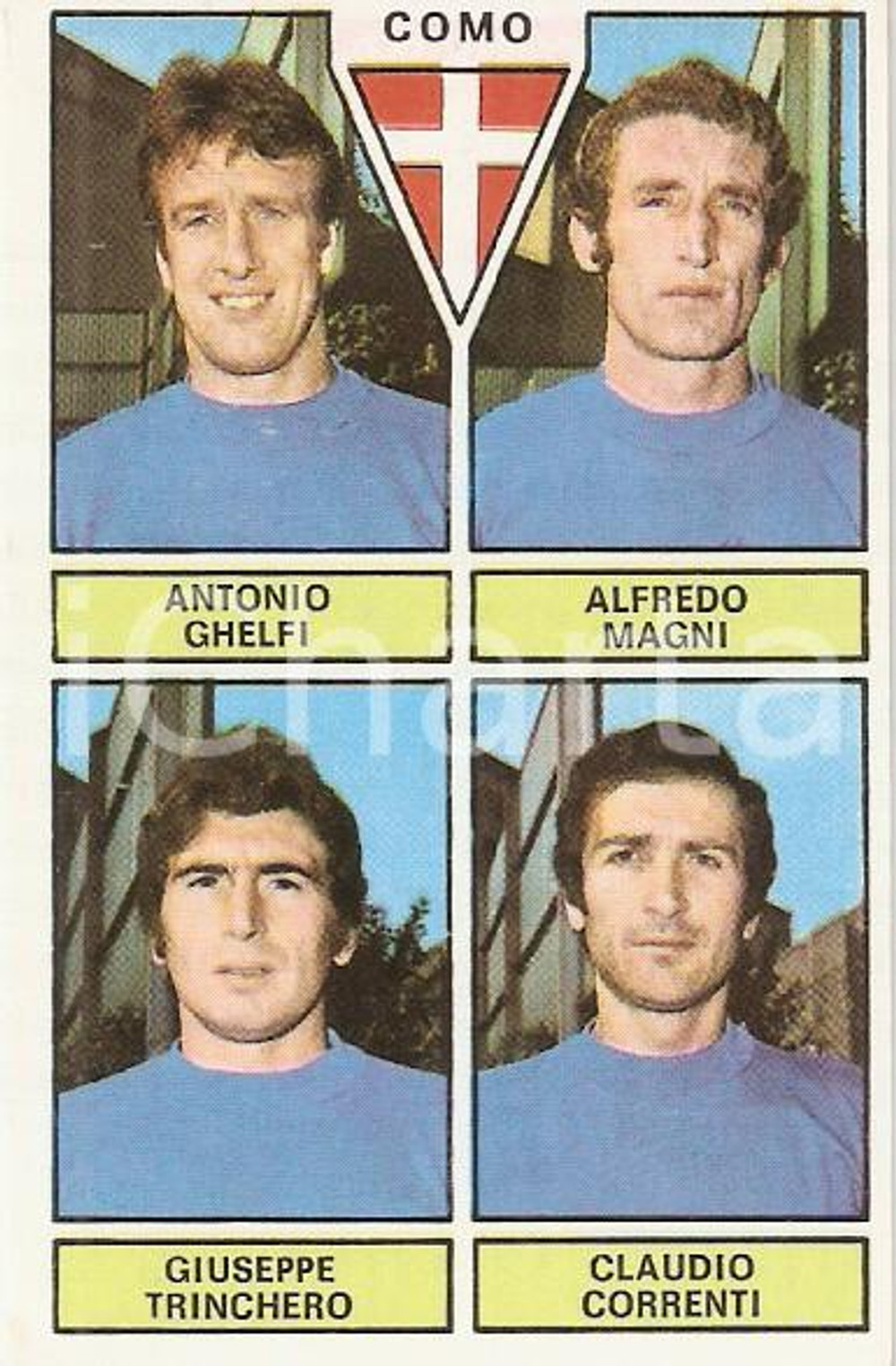 Oggetto da collezione cartaceo PANINI - CALCIATORI 1971 - 1972 Figurina COMO Ghelfi Magni Trinchero Correnti 2 1