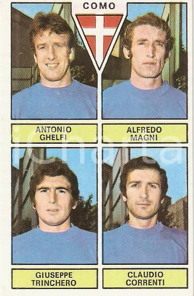 Oggetto da collezione cartaceo PANINI  CALCIATORI 1971  1972 Figurina COMO Ghelfi Magni Trinchero Correnti 2 1