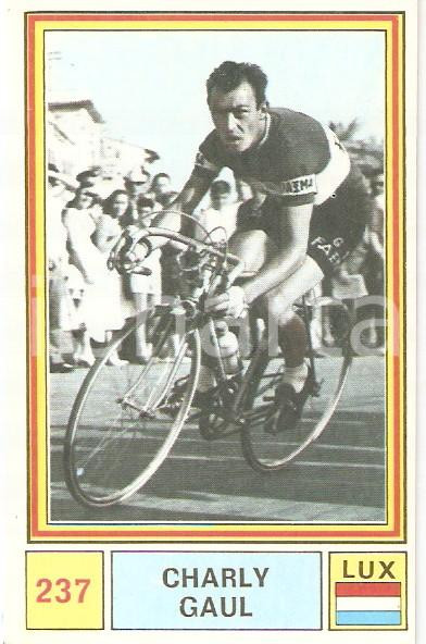Oggetto da collezione cartaceo PANINI  SPRINT 1971 Figurina valida Charly GAUL n. 237 Ciclismo 1 1