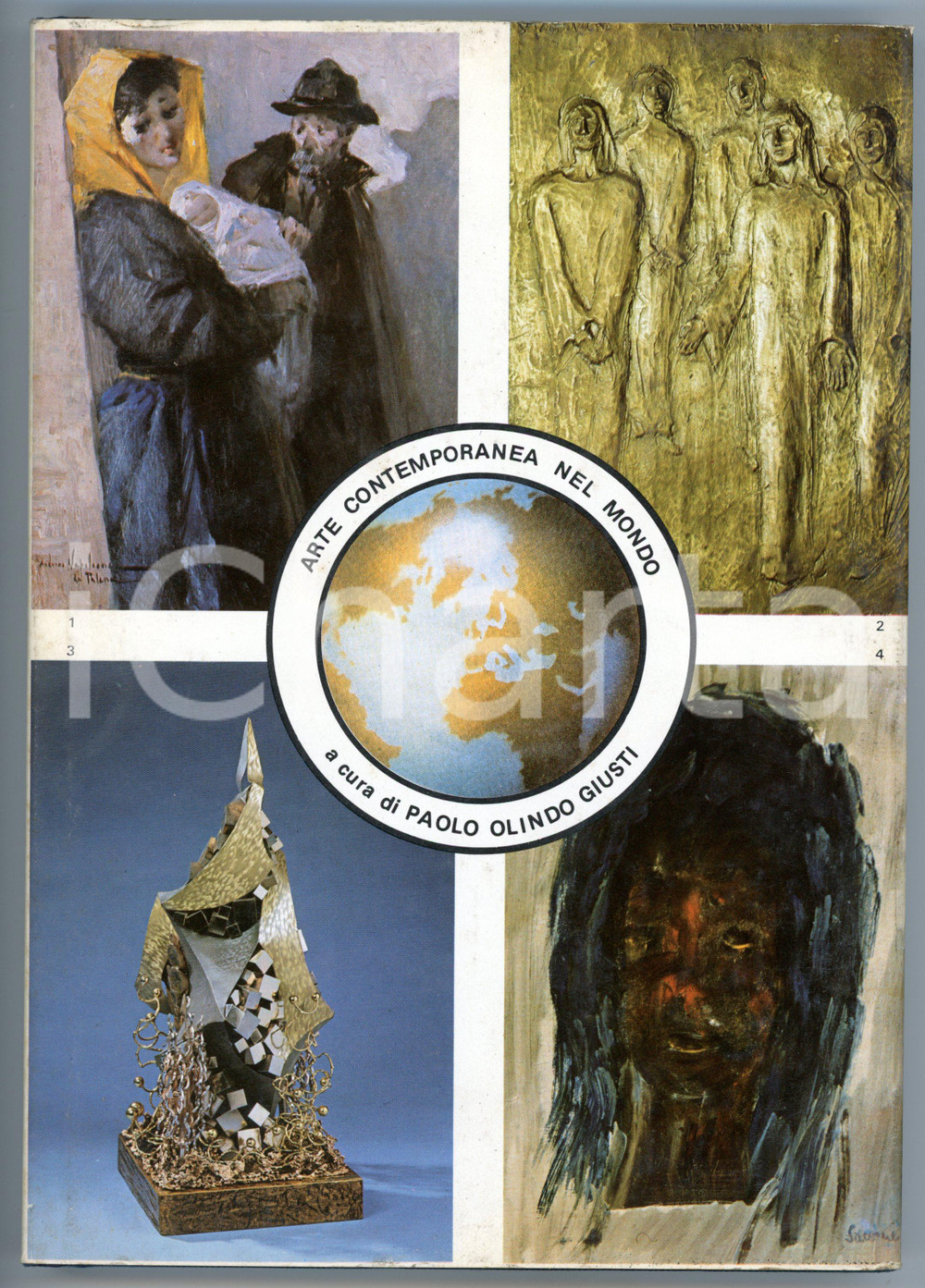 Libro, pubblicazione d epoca 1979 Paolo Olindo GIUSTI Arte contemporanea nel mondo ILLUSTRATO 182 pp. 1 1