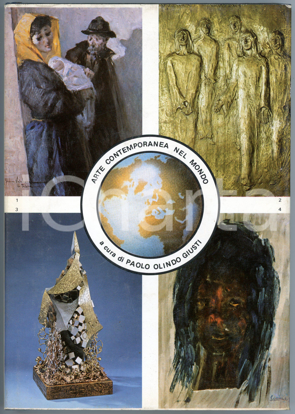 Libro, pubblicazione d epoca 1979 Paolo Olindo GIUSTI Arte contemporanea nel mondo ILLUSTRATO 182 pp. 4 1