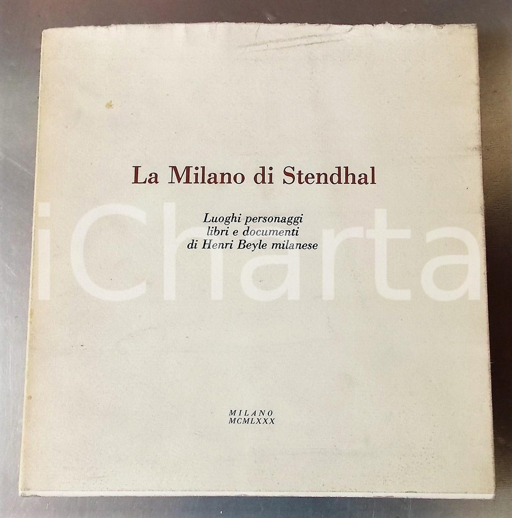 Libro, pubblicazione d epoca 1992 Giudo BEZZOLA La Milano di Stendhal  Libri e documenti Henri Beyle 2 1
