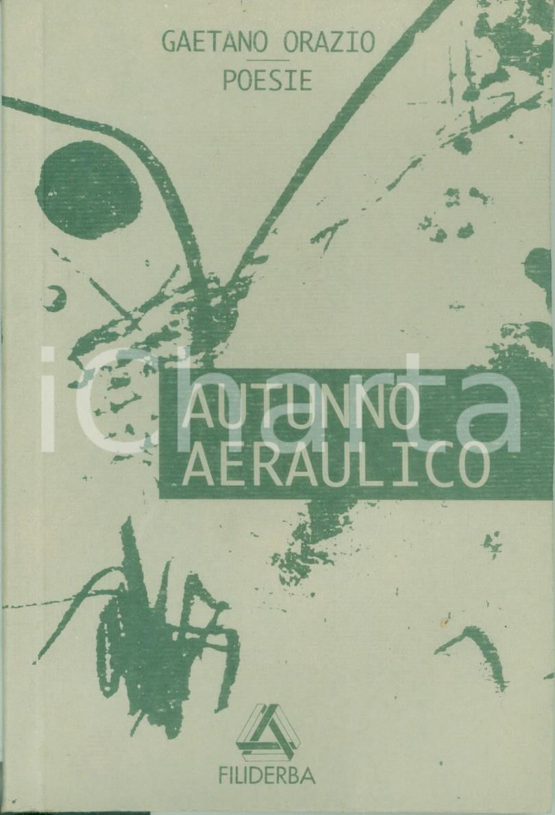 Libro, pubblicazione d epoca 1997 Gaetano ORAZIO Poesie Autunno aeraulico Prefazione Erri DE LUCA 2 1