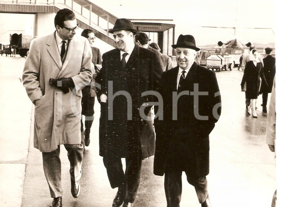 Fotografia d epoca originale 1968 MADRID Lorenzo NATALI Almirante Leopoldo BOADO al Canguro Bianco 4 1
