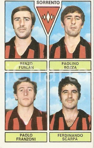 Oggetto da collezione cartaceo PANINI  CALCIATORI 1971  1972 Figurina SORRENTO Furlan Bozza Franzoni Scarpa 1