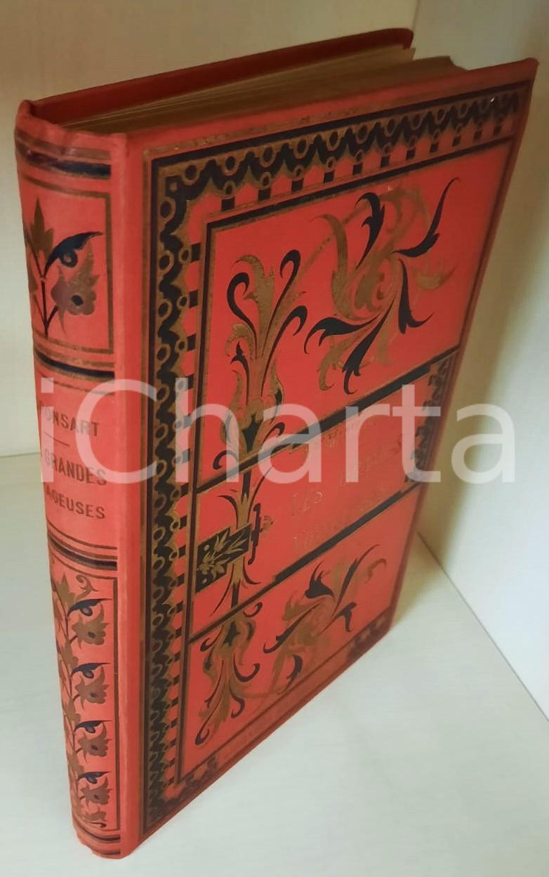 Libro, pubblicazione d epoca 1898 Marie DRONSART Les grandes voyageuses  80 ill. Ed. HACHETTE 1