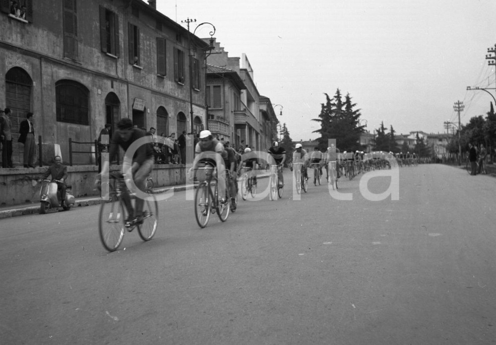 1949 BRESCIA-VERONA Coppa Bertoni A.C.VETERANI Ciclismo NEGATIVO ORIGINALE 10 Negativo originale in bianco e nero, su pellicola, in formato cm 6 x 4,5 CONDIZIONI: FAIR E' SEVERAMENTE VIETATA LA RIPRODUZIONE.TUTTI I DIRITTI SONO RISERVATI.ICharta mette in vendita, sul negozio eBay e in esclusiva sul sito "icharta" il proprio archivio composto da numerose diapositive e negativi fotografici d'epoca, tutti originali e autentici.Si tratta di uno sguardo inedito sull'attualità, la politica, la vita quotidiana, il gossip e la cultura, che fotografa il cambiamento della nazione (e non solo) tra il 1890 ed il 1990 circa. Un'occasione unica per il mercato del collezionismo, che vede finalmente disponibile un archivio eccezionale per vastità, tematiche e condizioni, in un settore (il negativo fotografico e la diapositiva) di assoluta novità e dalle interessanti prospettive di investimento.  originale e autentica 1