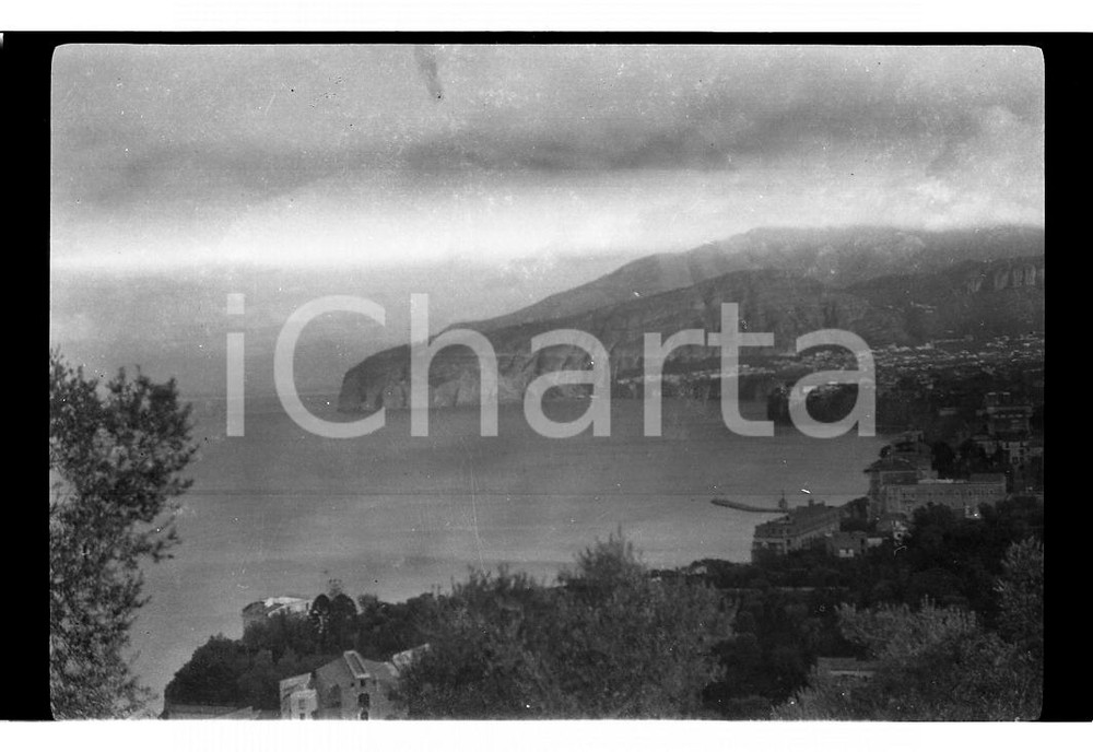Fotografia d epoca originale 1927 SORRENTO e la penisolla Sorrentina NEGATIVO ORIGINALE 2 1