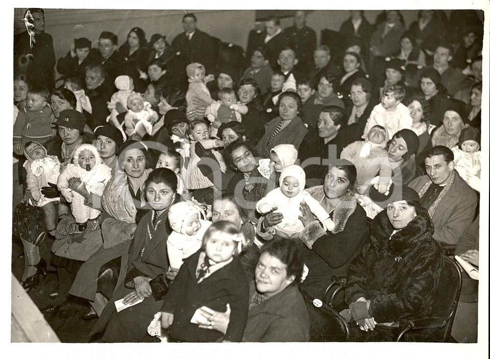Fotografia d epoca originale 1933 MILANO Premio madri meritevoli al Teatro MANZONI Fotografia 1