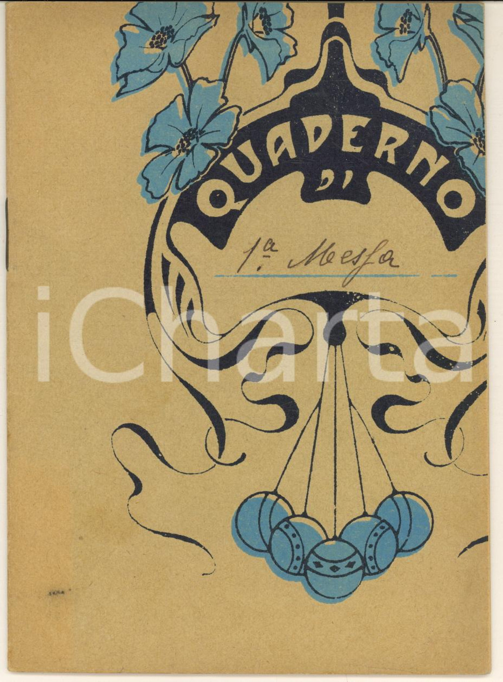 1920 ca ANONIMO Quaderno di 1^ Messa - Omelia - Manoscritto 20 pp. Interessante quaderno, originale d'epoca, contenente il testo dell'omelia per la prima messa di un sacerdote (non identificato). PAGINE: 20 GOOD/buono  FORMATO: 11x16 cm originale e autentica 1