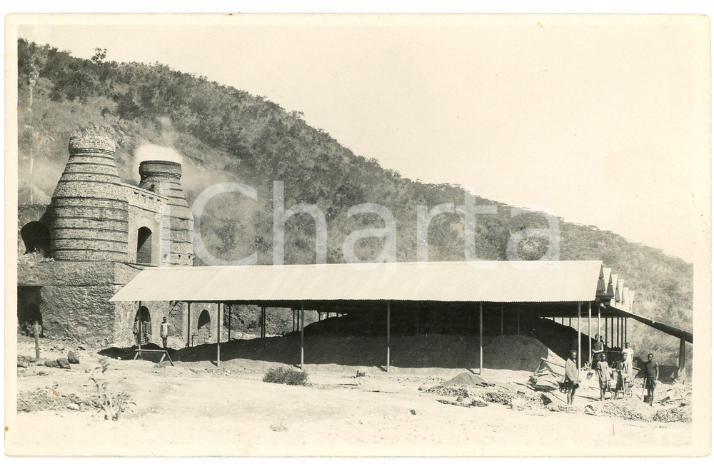 Fotografia d epoca originale 1929 CONGO BELGE Mines KATANGA  MULUNGWISHI 1 Photo Léopold GABRIEL 287 1
