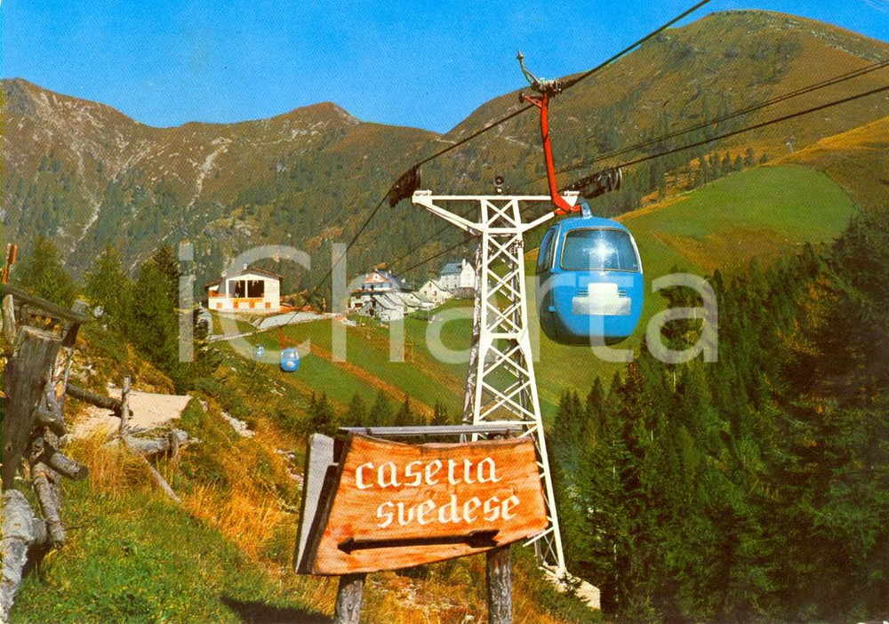 Cartolina originale da collezione 1968 CRAVEGGIA Valle dei Pittori  Funivia PIANA DI VIGEZZO Cartolina VINTAGE 1