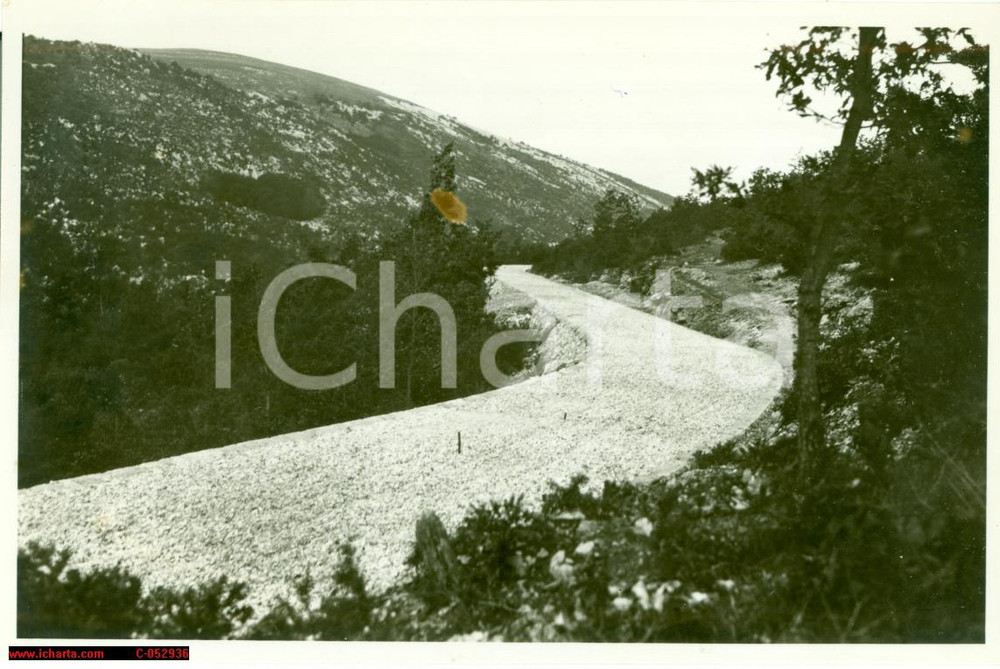 Fotografia d epoca originale 1930 LUPOGLIANO CROAZIA La nuova strada per LANISCHIE  Foto 2 1
