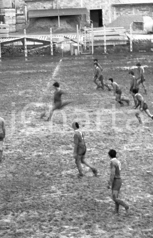 Fotografia d epoca originale 1972 ITALIA RUGBY Squadra non identificata NEGATIVO ORIGINALE 1