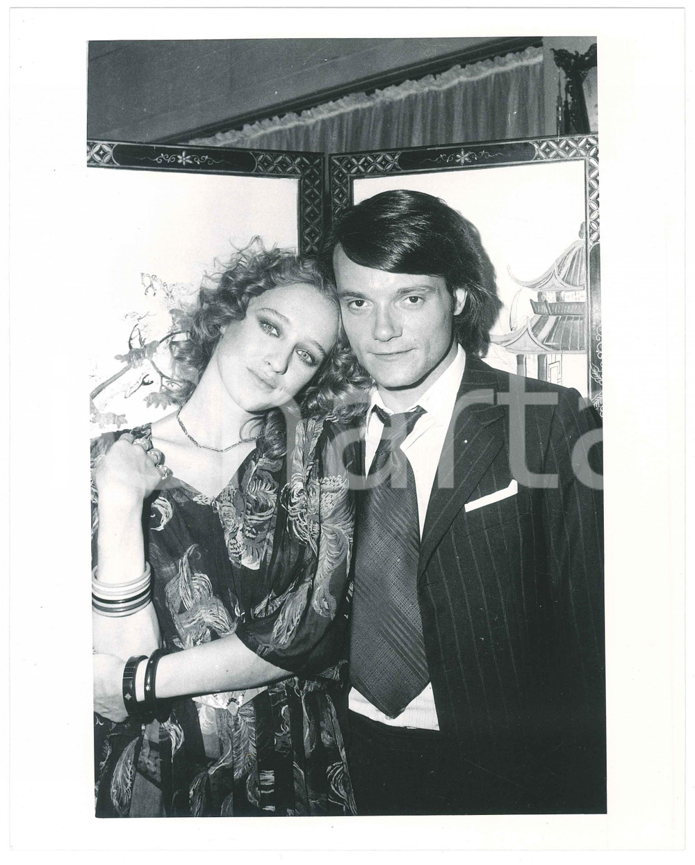 Materiale cinematografico d’epoca 1987 CINEMA  LO SCIALO Massimo RANIERI Eleonora GIORGI Foto 20x25 1 1