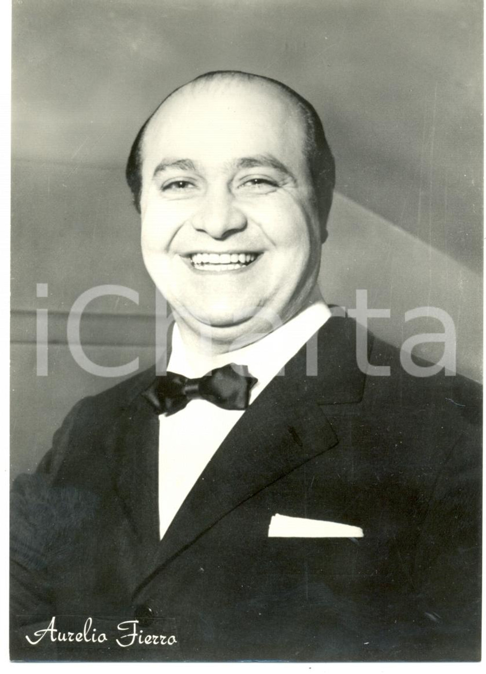 Cartolina originale da collezione 1955 ca MUSICA Aurelio FIERRO cantante e attore Ritratto *Cartolina (3) 1