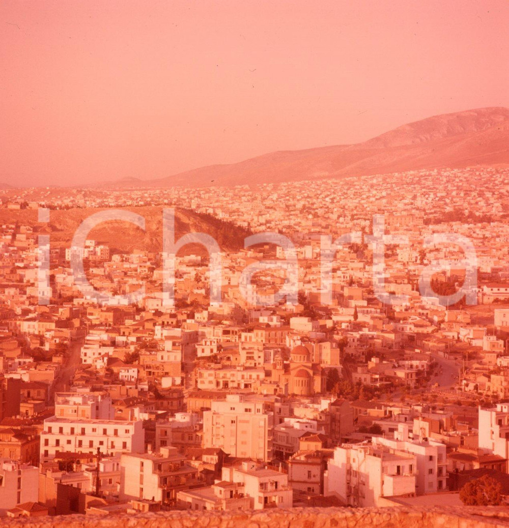 Fotografia d epoca originale 1961 ATENE Panorama capitale greca NEGATIVO ORIGINALE 2 1