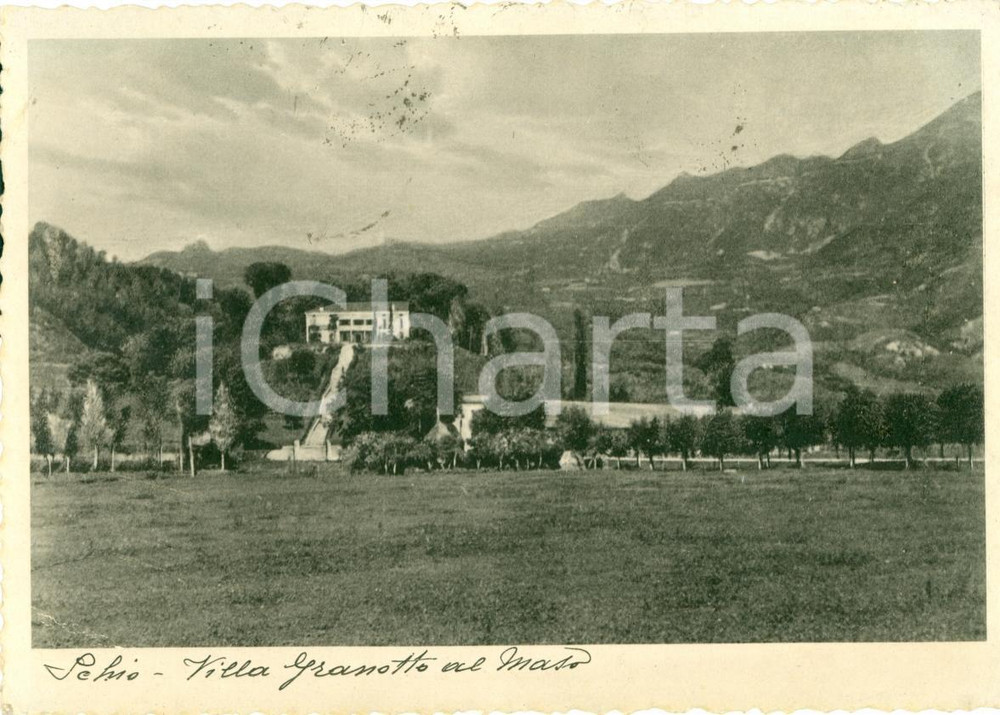 Cartolina originale da collezione 1935 SCHIO VI Villa GRANOTTO al Maso  Cartolina FG VG 1 1